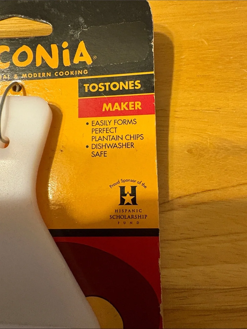 White Plastic Tostones Maker - Plantain Press